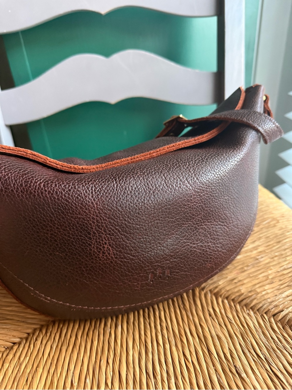 Portland leather cold brew koala sling bag purse large - Picture 14 of 15